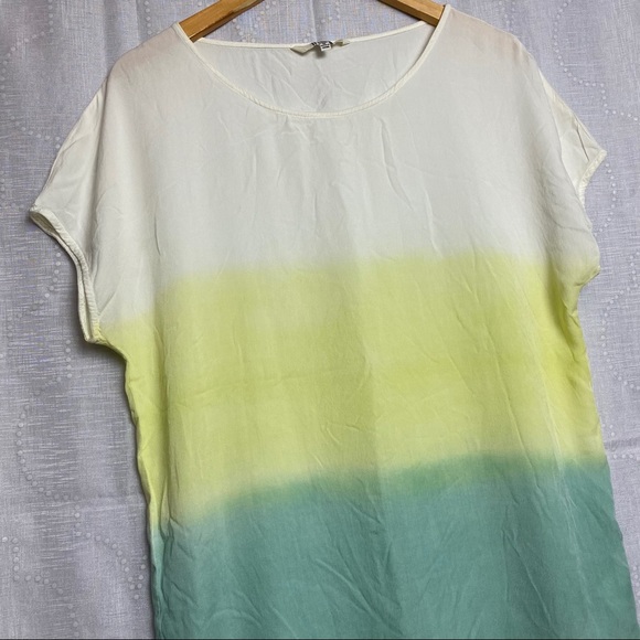 BB Dakota Malva Dip Ombré Top Anthropolgy size medium - Picture 2 of 5